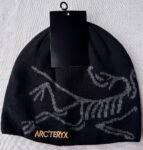 Fake Arc'teryx Bird Word Toque Black and Gray