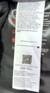Fake Arc'teryx Macai Jacket tag 5