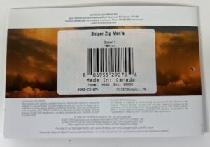 Arc'teryx Sniper ZIp Hangtag