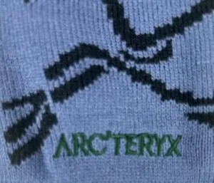 Fake Arc'teryx Bird Head Toque word logo