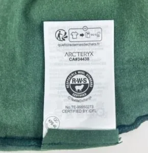 Real Arcteryx Rho Lightweight toque tag 3
