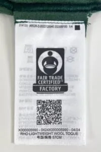 Real Arcteryx Rho Lightweight toque Label 4